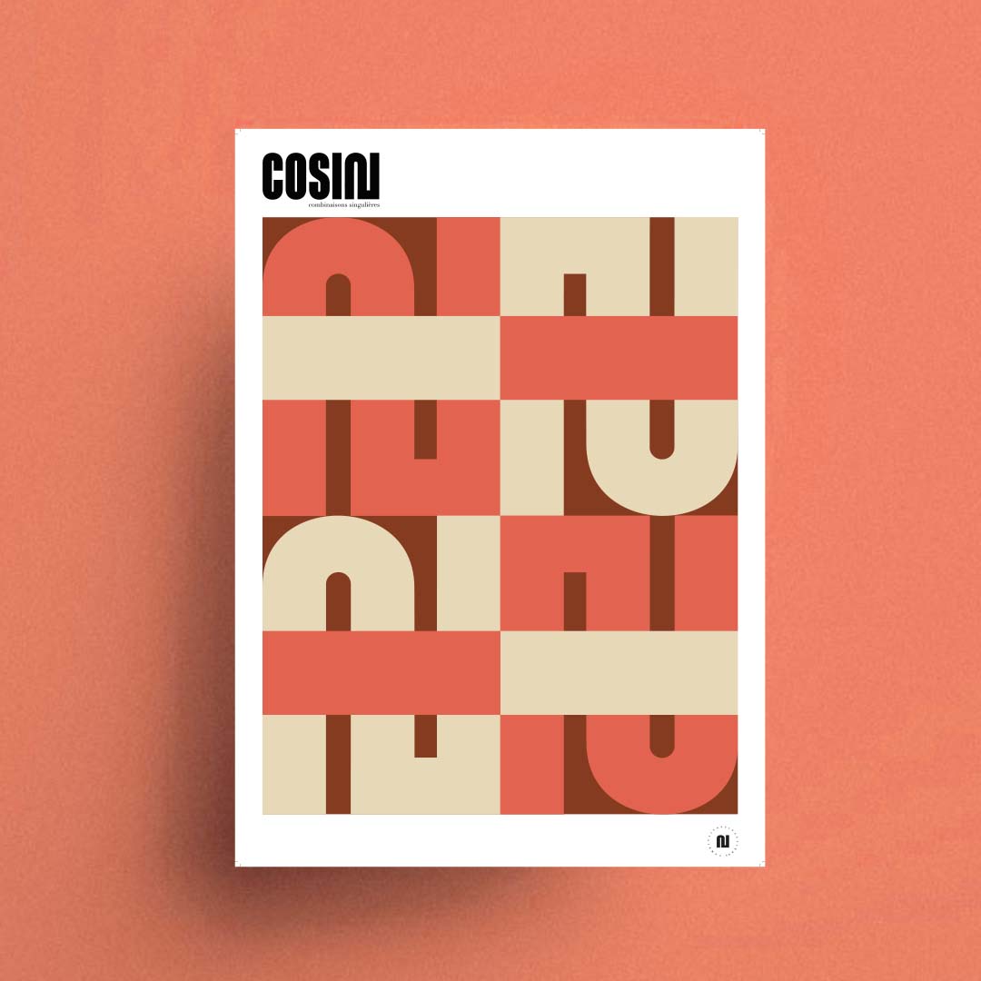 Affiche graphique - Corail
