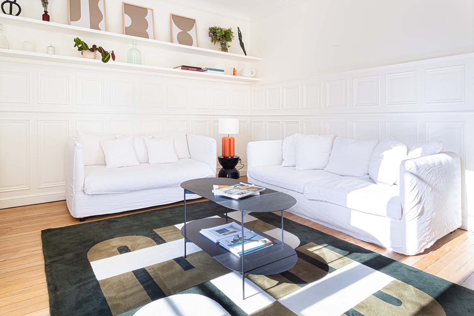 Le Tapis en laine Baba - Vert Sapin