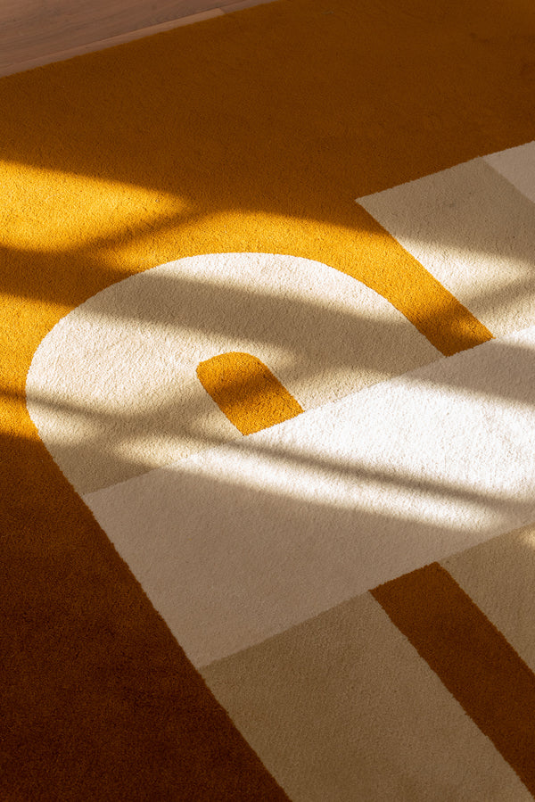 Le Tapis en laine Baba - Ambre