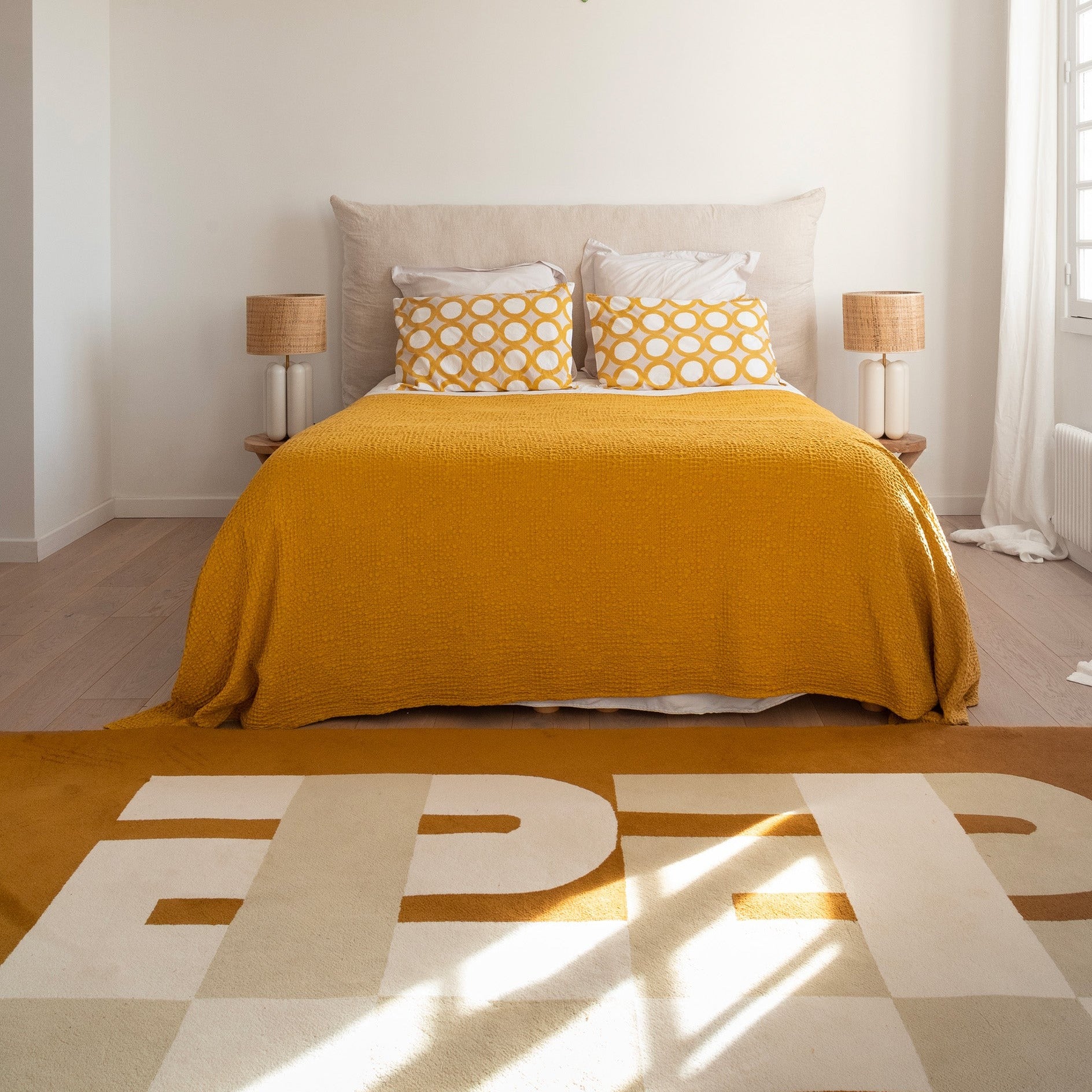 The Baba Wool Rug - Amber 